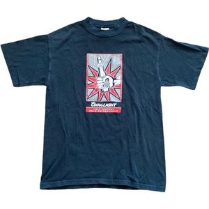 Vintage 90s coors light beer promotional t shirt
